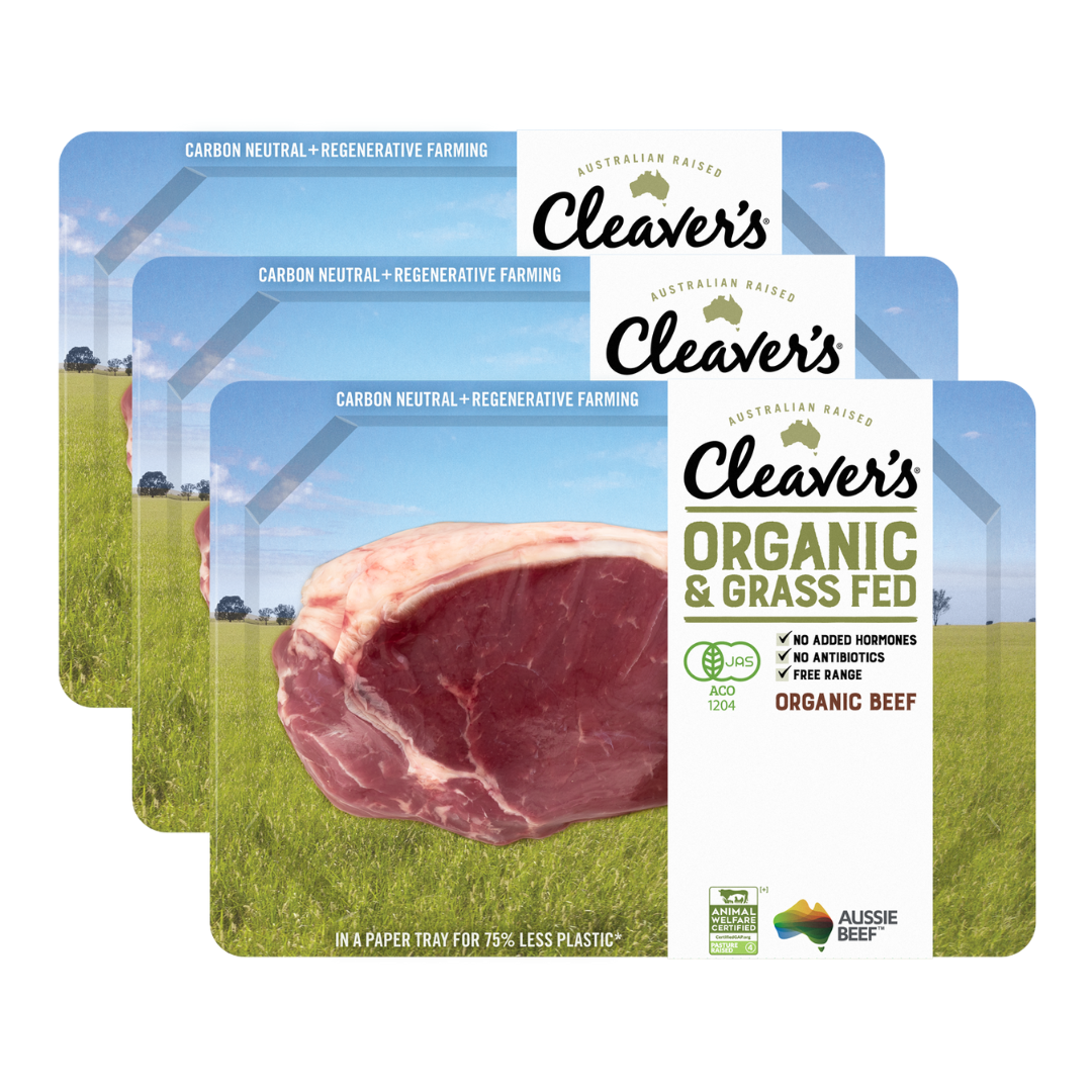 Organic Sirloin (200g x 3pk)